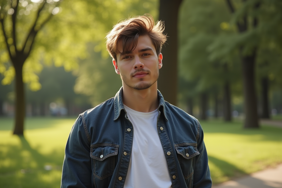 homme cheveux